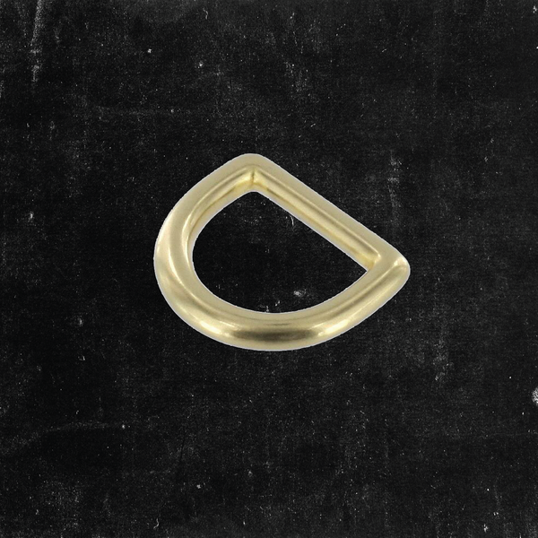 D-Ring Solid Brass 5/8"