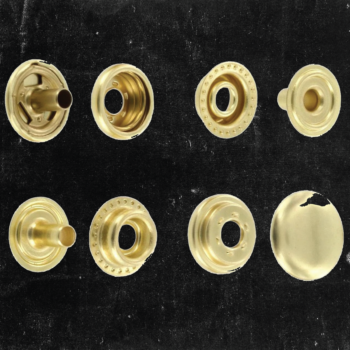 Line 24 Snap Button Solid Brass (100pc) – OA Leather Supply
