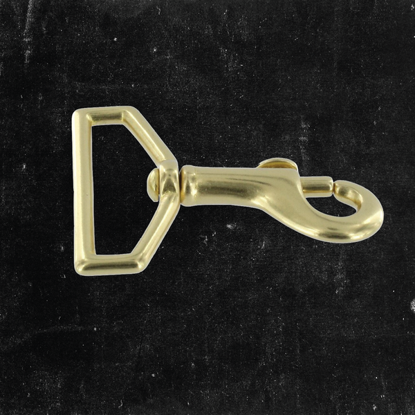 Swivel Bolt Snap 1 1/2" Solid Brass