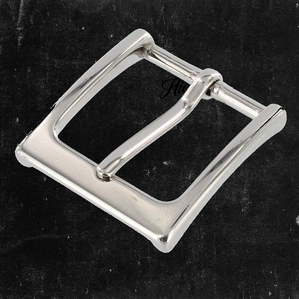 Heel Bar Buckle Nickel Plated 1 1/4"