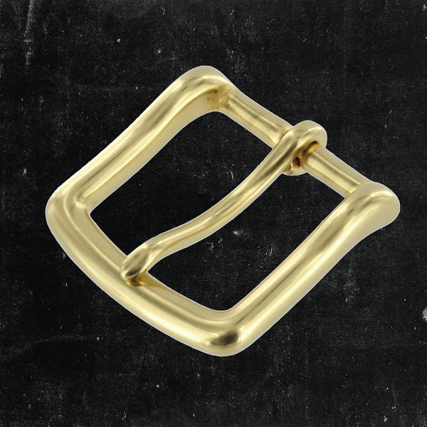 Heel Bar Buckle Solid Brass 1 1/4"