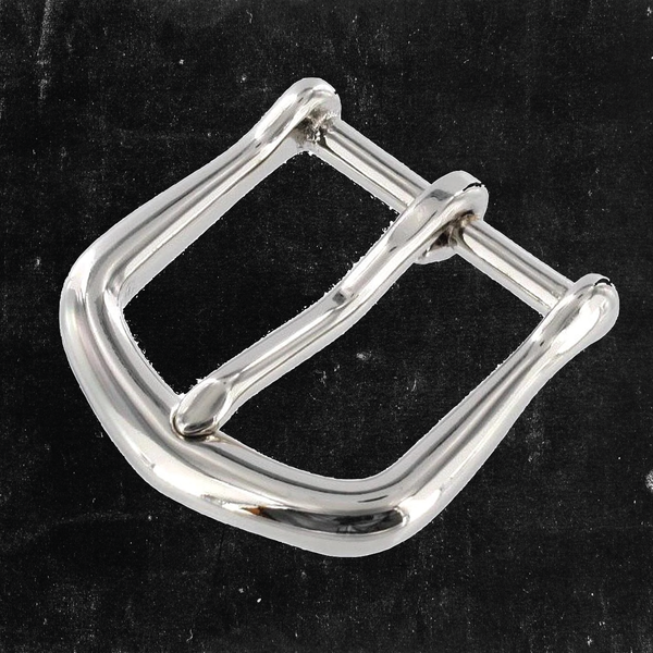 Heel Bar Buckle Nickel Plated 1 1/4"