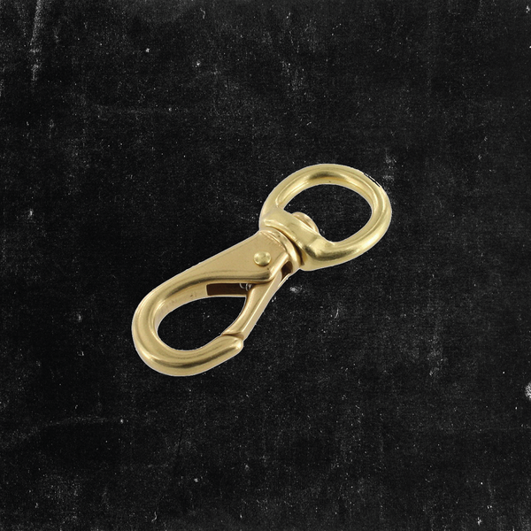 Swivel Lever Snap Solid Brass 1/2"