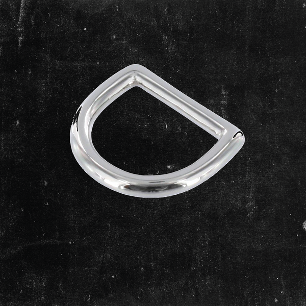 D-Ring Nickel Plated 3/4"