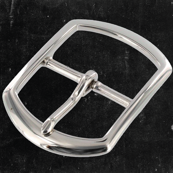 Center Bar Buckle Nickel Plated 1 1/2"