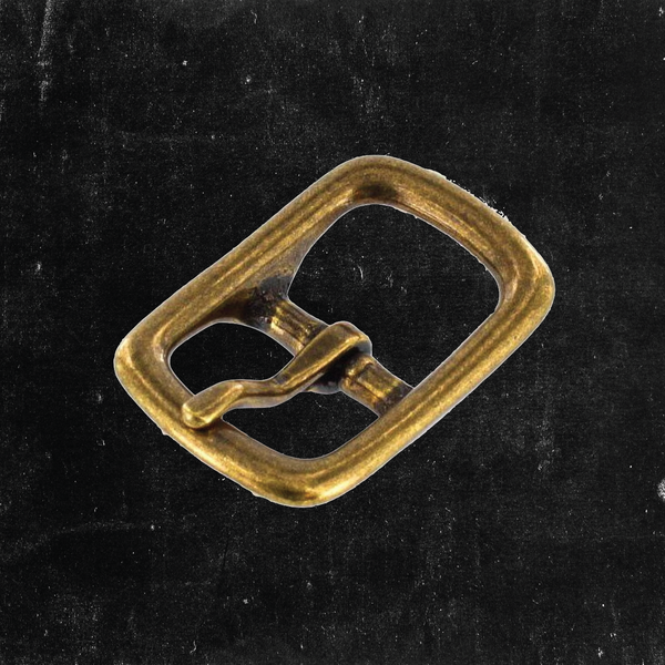 Center Bar Buckle Antique Brass 3/4"