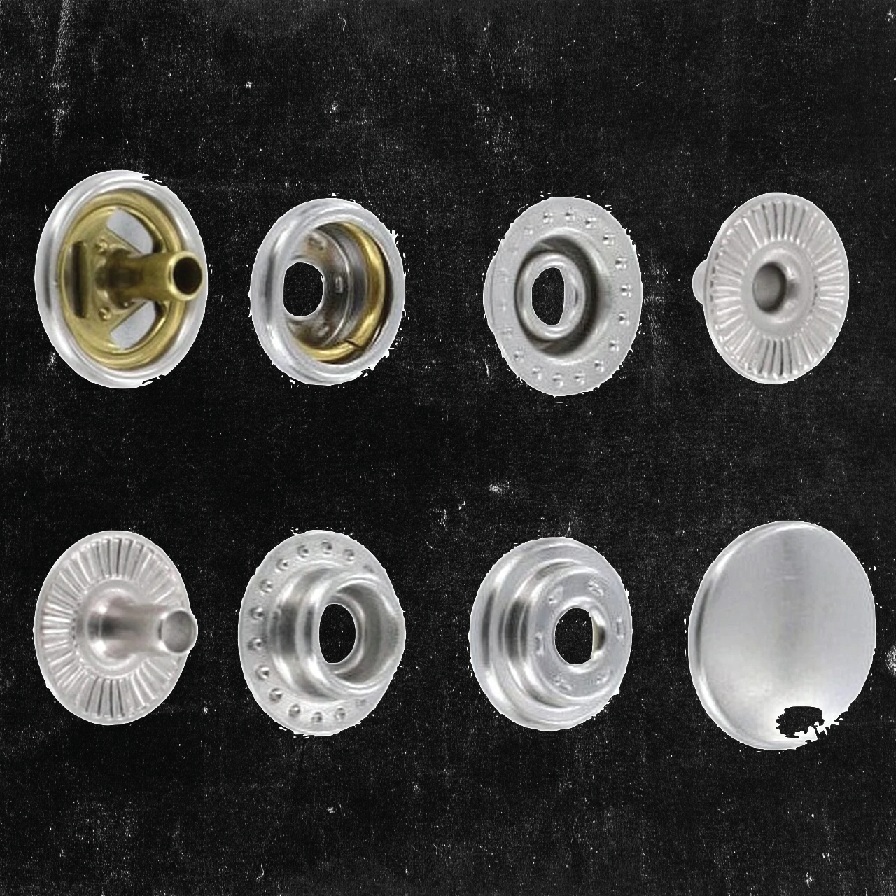Nicel Snap Button Line 20 Snap Button Nickel Plated (100pc) – OA Leather Supply