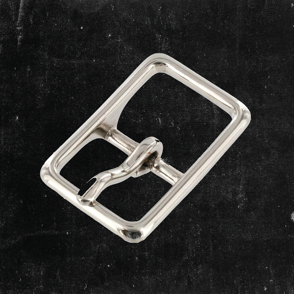 Center Bar Buckle Nickel Plated 3/4"