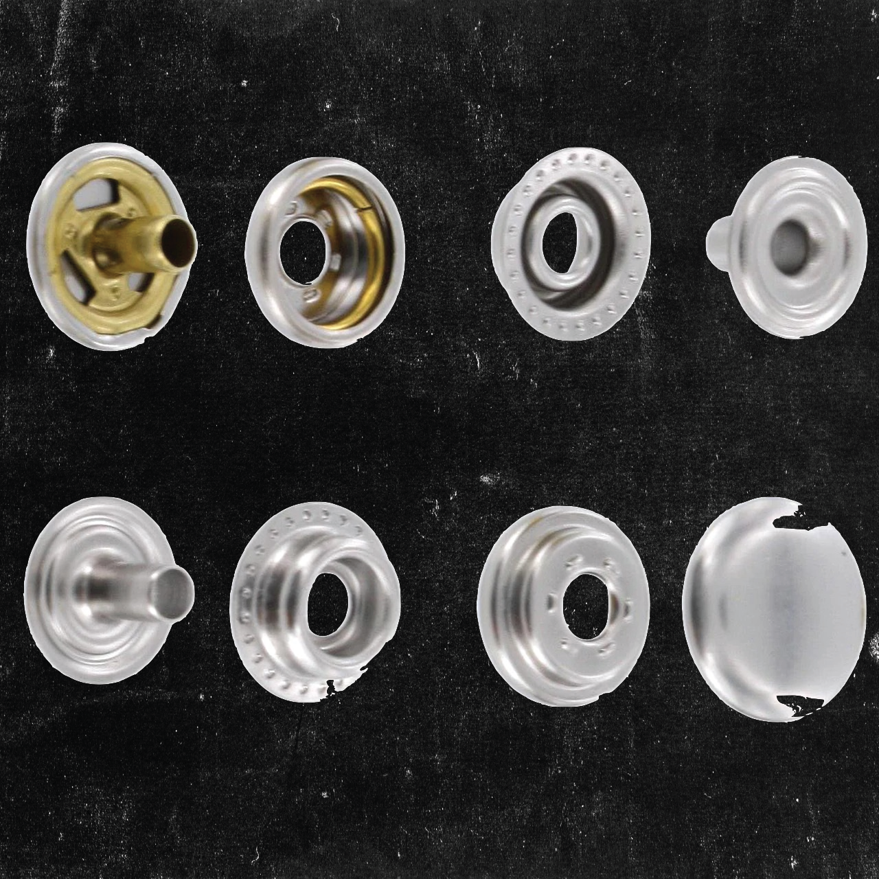 Nicel Snap Button Line 24 Snap Button Nickel Plated (100pc) – OA Leather Supply