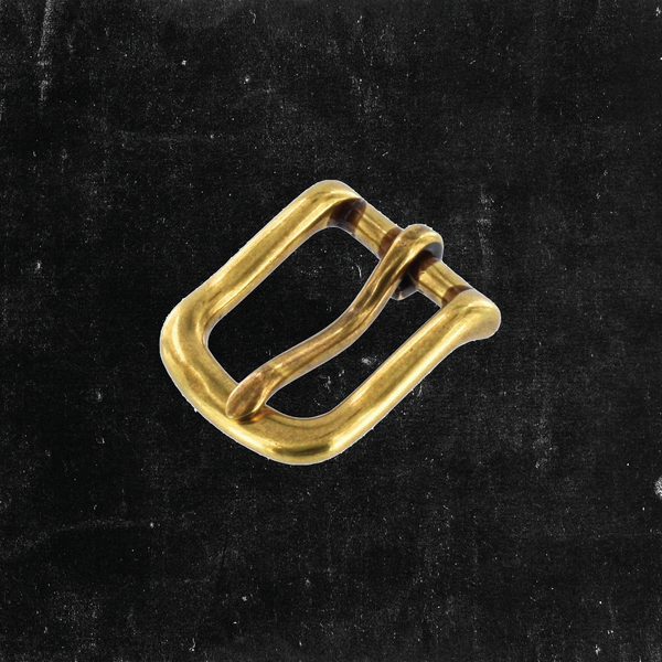 Heel Bar Buckle Antique Brass 3/4"