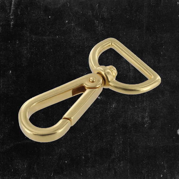 Swivel Lever Snap Solid Brass 1"