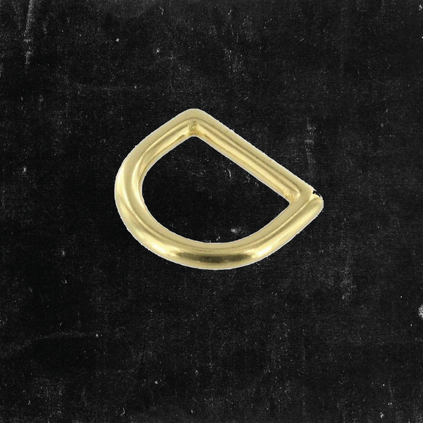 D-Ring Solid Brass 3/4"