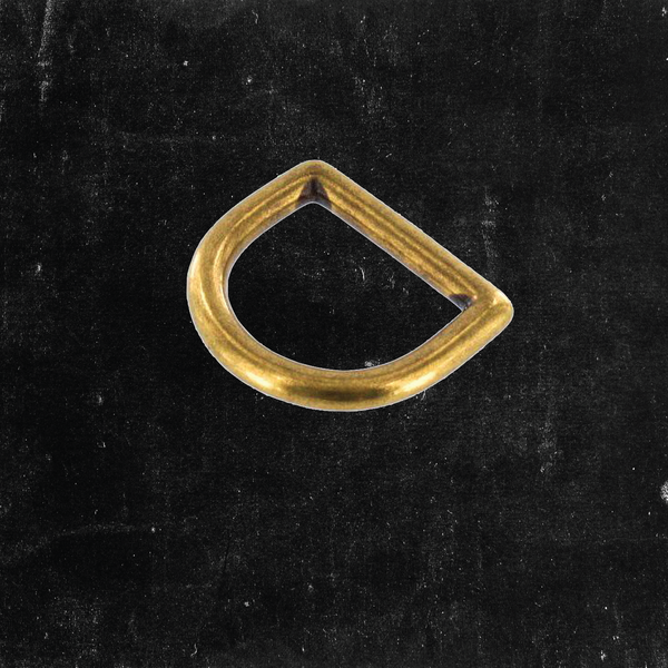 D-Ring Antique Brass 3/4"