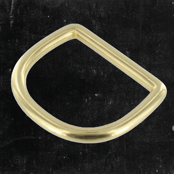 D-Ring Solid Brass 1 1/2"