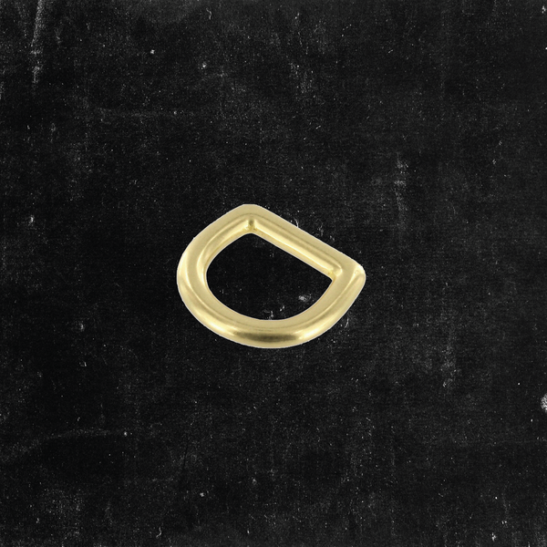 Bow D-Ring Solid Brass 1/2"