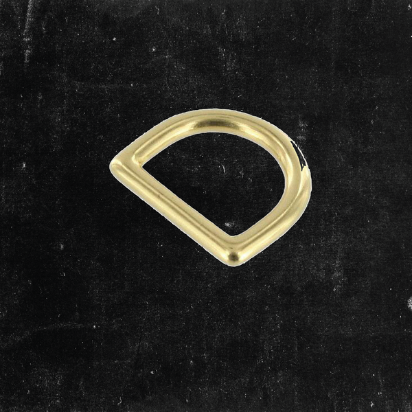 D-Ring Solid Brass 3/4"