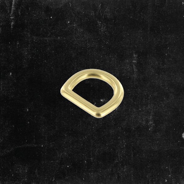 Bow D-Ring Solid Brass 1/2"