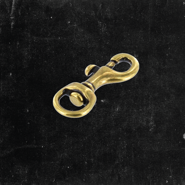 Swivel Bolt Snap Antique Brass 3/8"