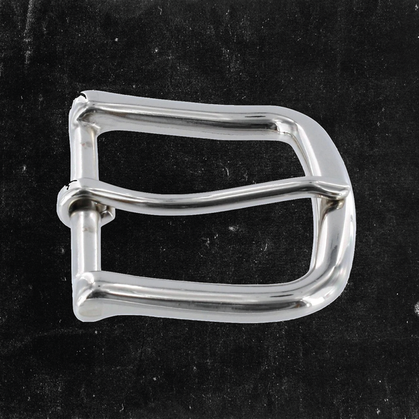 Heel Bar Buckle Nickel Plated 1 1/2"