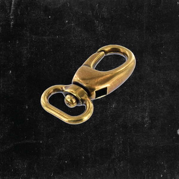 Swivel Lever Snap Antique Brass 5/8"
