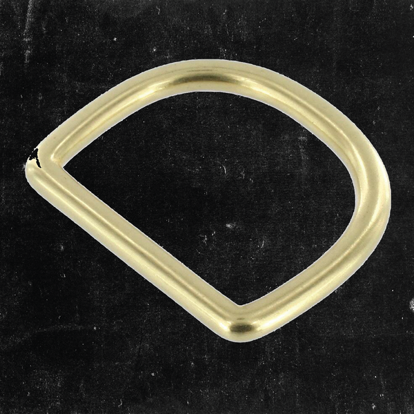 D-Ring Solid Brass 1 1/4"