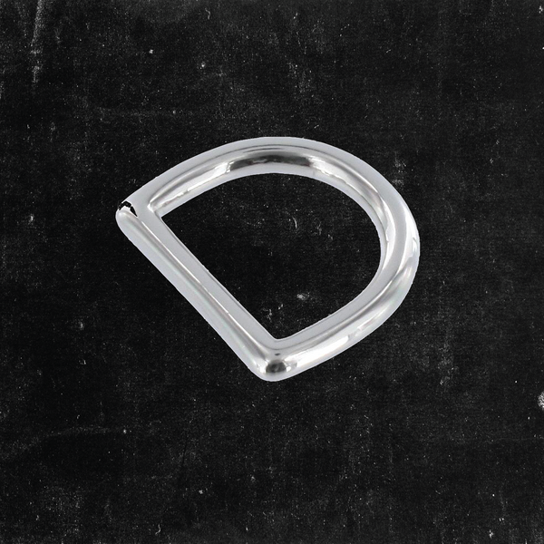 D-Ring Nickel Plated 3/4"