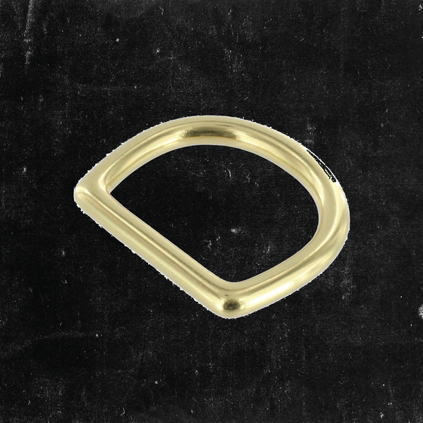 Bow D-Ring Solid Brass 1 1/4"