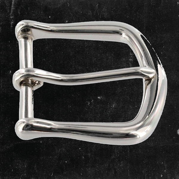 Heel Bar Buckle Nickel Plated 1 1/2"