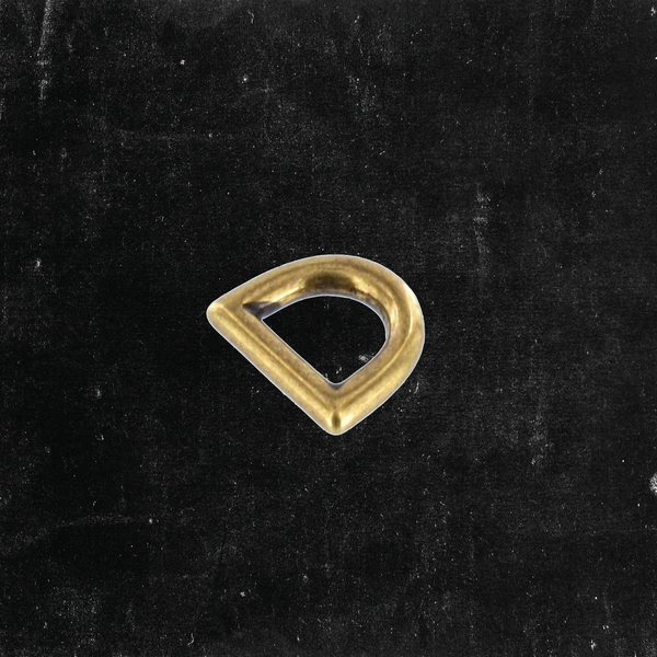 D-Ring Antique Brass 3/8"