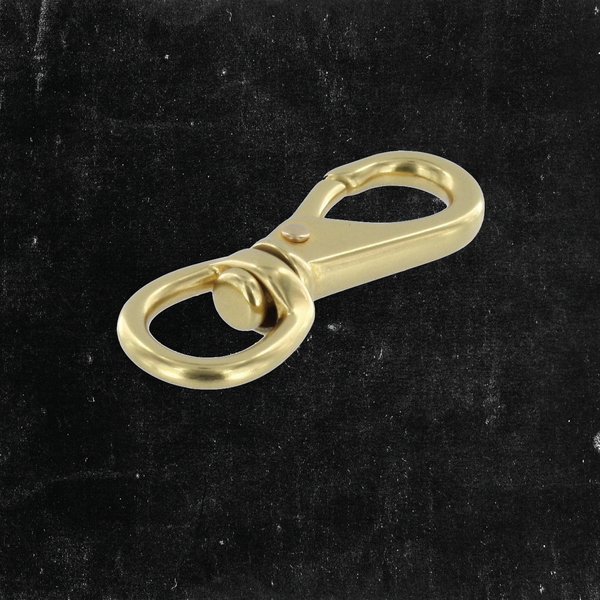 Swivel Snap Solid Brass 7/16"