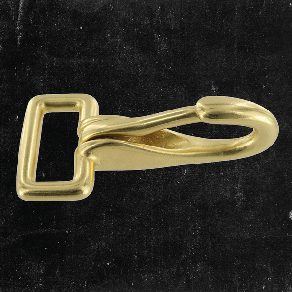 Halter Snap Solid Brass 1"