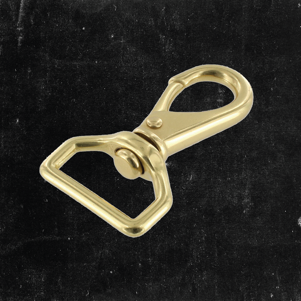 Swivel Lever Snap Solid Brass 1"