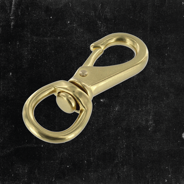 Swivel Snap Solid Brass 5/8"