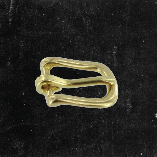 Heel Bar Buckle Solid Brass 1/2"