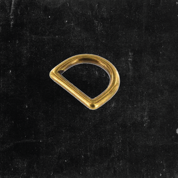 D-Ring Antique Brass 5/8"