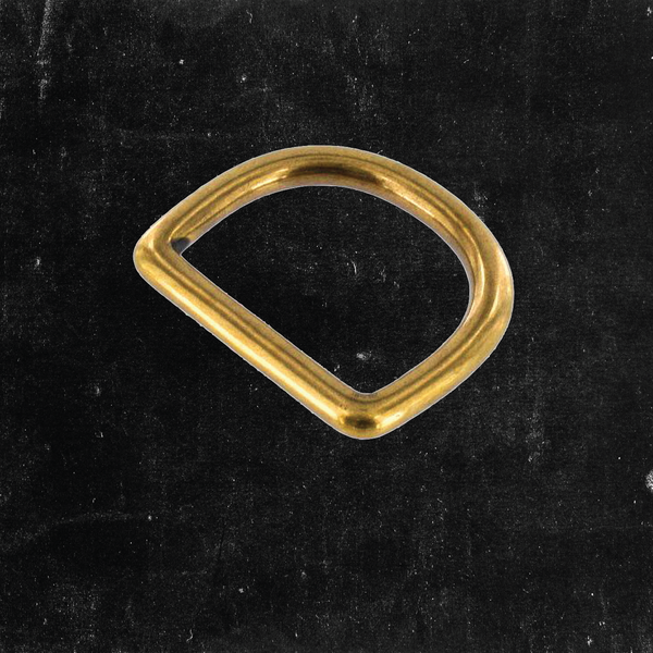 D-Ring Antique Brass 1"