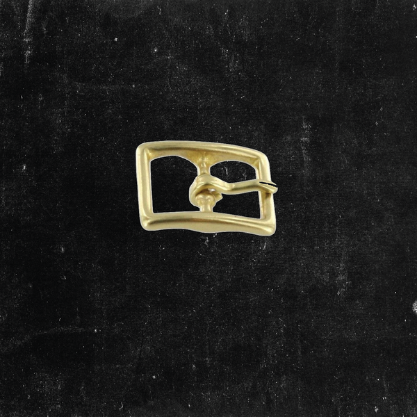 Center Bar Buckle Solid Brass 1/2"