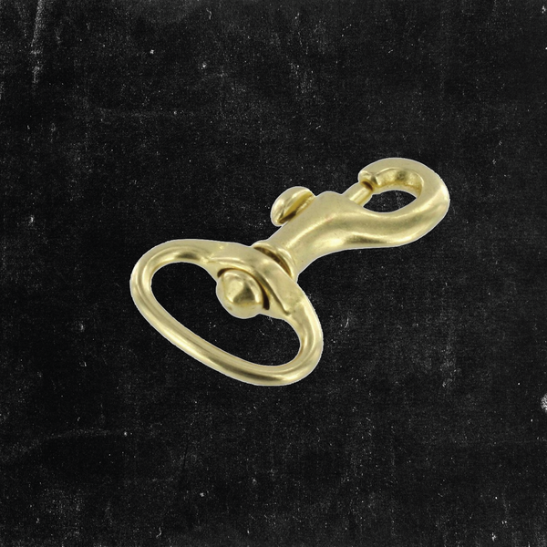 Mini Swivel Bolt Snap Solid Brass 3/4"