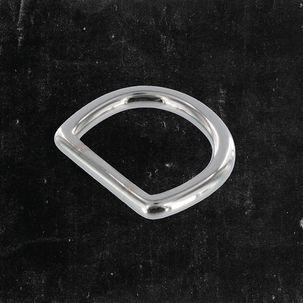 Bow D-Ring Nickel Plated 1"