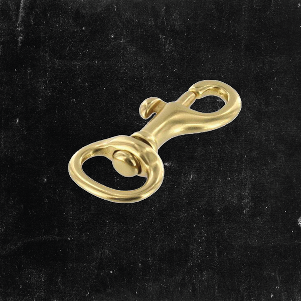 Swivel Bolt Snap Solid Brass 9/16"