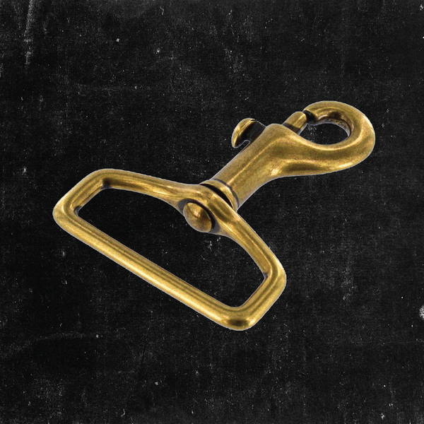 Swivel Bolt Snap Antique Brass 1 1/2"