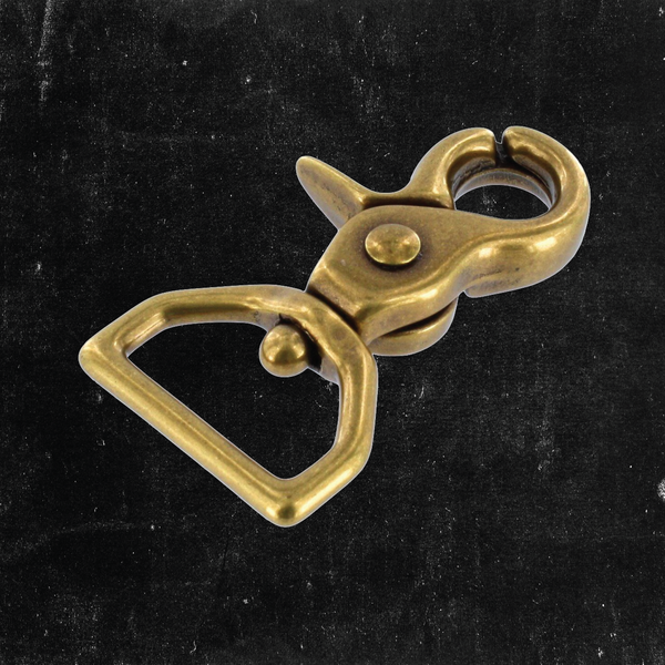Trigger Snap Antique Brass 1"