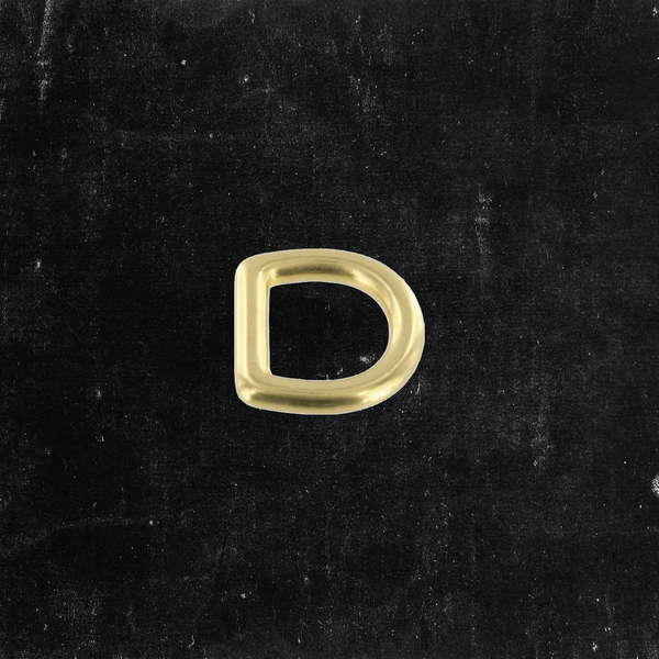 Bow D-Ring Solid Brass 1/2"