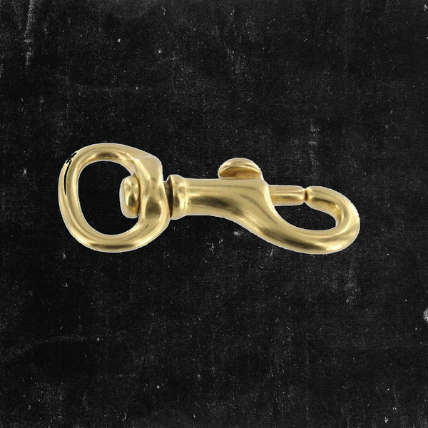 Swivel Bolt Snap Solid Brass 9/16"