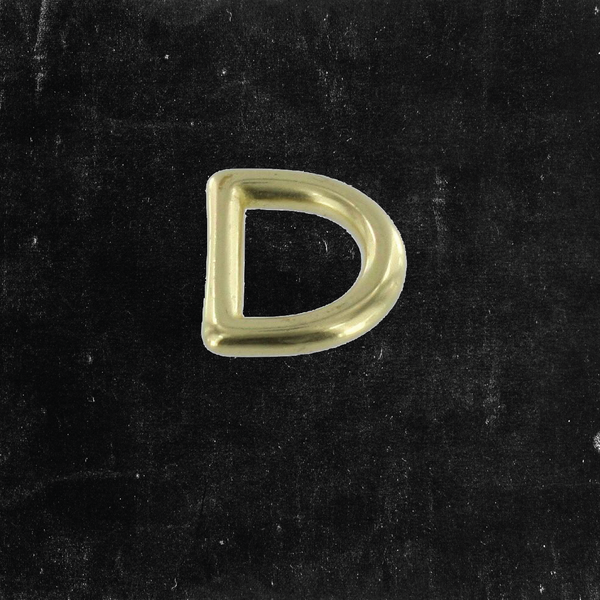 D-Ring Solid Brass 1/2"