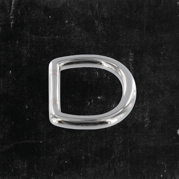 Bow D-Ring Nickel Plated 1"