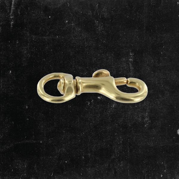 Swivel Bolt Snap Solid Brass 3/8"
