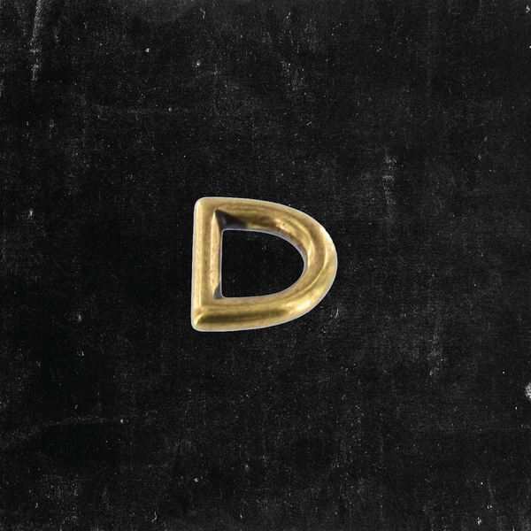 D-Ring Antique Brass 3/8"