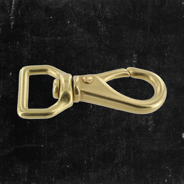 Swivel Lever Snap Solid Brass 3/4"