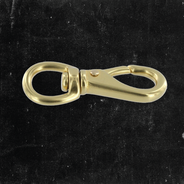 Swivel Snap Solid Brass 7/16"